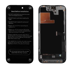 IPHONE 14 PRO ΟΘΟΝΗ + TOUCH + LENS HARD OLED BLACK