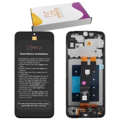 SAMSUNG A14 5G A146P ΟΘΟΝΗ + TOUCH SCREEN + LENS + FRAME HF-GH81-23640A BLACK HYPER-FIX SERVICE PACK