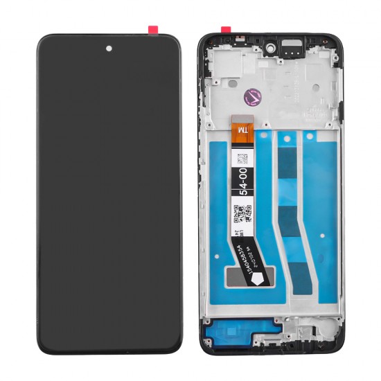 MOTOROLA MOTO G54 5G/MOTO G54 POWER ΟΘΟΝΗ + TOUCH SCREEN + LENS + FRAME BLACK