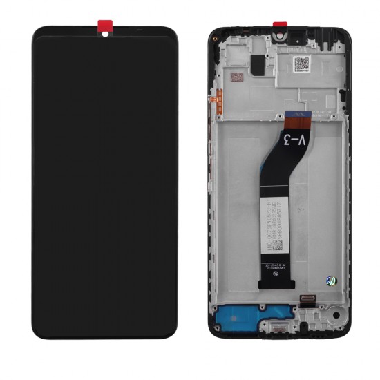 XIAOMI REDMI 13C 4G/POCO C65 ΟΘΟΝΗ + TOUCH SCREEN + LENS + FRAME BLACK 3P OR