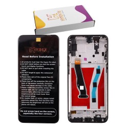 HUAWEI P SMART Z ΟΘΟΝΗ + TOUCH SCREEN + LENS + FRAME HF-02352RRF BLACK HYPER-FIX SERVICE PACK