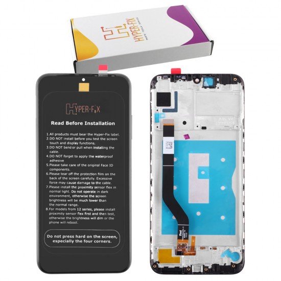 HUAWEI Y7 2019/Y7 PRIME 2019 ΟΘΟΝΗ + TOUCH SCREEN + LENS + FRAME HF-02352KCV BLACK HYPER-FIX SERVICE PACK HUAWEI Y7 2019/Y7 PRIME 2019 ΟΘΟΝΗ + TOUCH SCREEN + LENS + FRAME HF-02352KCV BLACK HYPER-FIX SERVICE PACK
