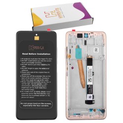 XIAOMI POCO X3 PRO/X3/X3 NFC ΟΘΟΝΗ + TOUCH SCREEN + LENS + FRAME HF-560004J20S00 GOLD HYPER-FIX SERVICE PACK