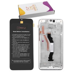 XIAOMI REDMI NOTE 8 PRO ΟΘΟΝΗ + TOUCH SCREEN + LENS + FRAME HF-56000300G700 WHITE HYPER-FIX SERVICE PACK