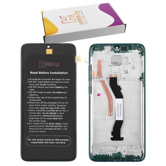 XIAOMI REDMI NOTE 8 PRO ΟΘΟΝΗ + TOUCH SCREEN + LENS + FRAME HF-56000400G700 GREEN HYPER-FIX SERVICE PACK XIAOMI REDMI NOTE 8 PRO ΟΘΟΝΗ + TOUCH SCREEN + LENS + FRAME HF-56000400G700 GREEN HYPER-FIX SERVICE PACK