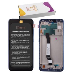 XIAOMI REDMI NOTE 8 ΟΘΟΝΗ + TOUCH SCREEN + LENS + FRAME HF-5600030C3J00 BLUE HYPER-FIX SERVICE PACK