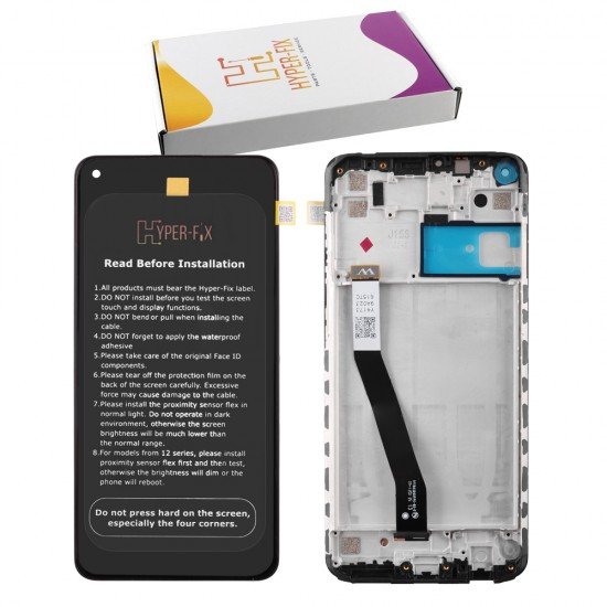 XIAOMI REDMI NOTE 9 ΟΘΟΝΗ + TOUCH SCREEN + LENS + FRAME HF-560003J15S00 GREY HYPER-FIX SERVICE PACK XIAOMI REDMI NOTE 9 ΟΘΟΝΗ + TOUCH SCREEN + LENS + FRAME HF-560003J15S00 GREY HYPER-FIX SERVICE PACK