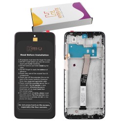 XIAOMI REDMI NOTE 9S/NOTE 9 PRO/NOTE 9 PRO MAX ΟΘΟΝΗ + TOUCH SCREEN + LENS + FRAME HF-560003J6A100 BLUE HYPER-FIX SERVICE PACK