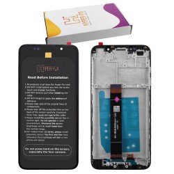 HUAWEI Y5 2018/Y5 PRIME 2018/HONOR 7S ΟΘΟΝΗ + TOUCH SCREEN + LENS + FRAME HF-02351XHU BLACK HYPER-FIX SERVICE PACK