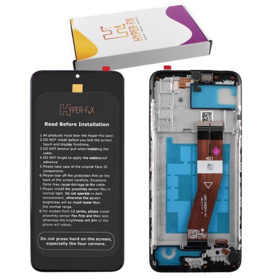 SAMSUNG A03s A037F ΟΘΟΝΗ+TOUCH SCREEN + LENS + FRAME HF-GH81-21232A BLACK HYPER-FIX SERVICE PACK SAMSUNG A03s A037F ΟΘΟΝΗ+TOUCH SCREEN + LENS + FRAME HF-GH81-21232A BLACK HYPER-FIX SERVICE PACK