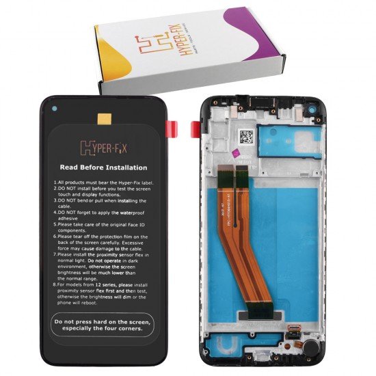 SAMSUNG A11 A115 ΟΘΟΝΗ+TOUCH SCREEN + LENS + FRAME HF-GH81-18760A BLACK HYPER-FIX SERVICE PACK SAMSUNG A11 A115 ΟΘΟΝΗ+TOUCH SCREEN + LENS + FRAME HF-GH81-18760A BLACK HYPER-FIX SERVICE PACK