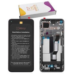 XIAOMI MI 10T 5G/MI 10T PRO 5G ΟΘΟΝΗ + TOUCH SCREEN + LENS + FRAME HF-5600030J3S00 BLACK HYPER-FIX SERVICE PACK