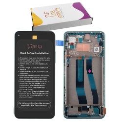 XIAOMI MI 11 LITE 5G ΟΘΟΝΗ + TOUCH SCREEN + LENS + FRAME HF-56000H00K900 GREEN HYPER-FIX SERVICE PACK