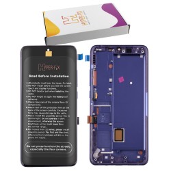 XIAOMI MI NOTE 10 LITE ΟΘΟΝΗ + TOUCH SCREEN + LENS + FRAME HF-5600020F4L00 PURPLE HYPER-FIX SERVICE PACK