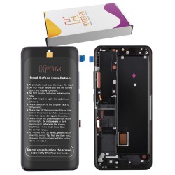 XIAOMI MI NOTE 10 LITE ΟΘΟΝΗ + TOUCH SCREEN + LENS + FRAME HF-5600040F4L00 BLACK HYPER-FIX SERVICE PACK