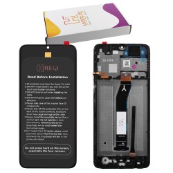 XIAOMI REDMI A3 4G/POCO C61 ΟΘΟΝΗ + TOUCH SCREEN + LENS + FRAME HF-5600010C3S00 BLACK HYPER-FIX SERVICE PACK