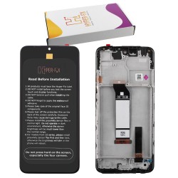 XIAOMI REDMI NOTE 10 5G/POCO M3 PRO 5G ΟΘΟΝΗ + TOUCH SCREEN + LENS + FRAME HF-560002K19P00 BLACK HYPER-FIX SERVICE PACK