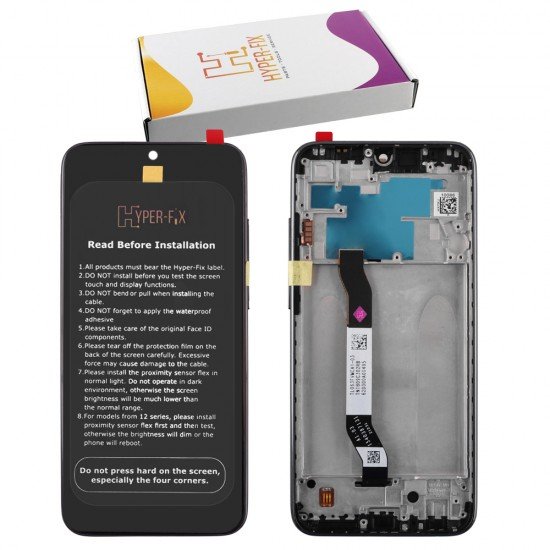 XIAOMI REDMI NOTE 8T ΟΘΟΝΗ + TOUCH SCREEN + LENS + FRAME HF-5600040C3X00 BLACK HYPER-FIX SERVICE PACK XIAOMI REDMI NOTE 8T ΟΘΟΝΗ + TOUCH SCREEN + LENS + FRAME HF-5600040C3X00 BLACK HYPER-FIX SERVICE PACK