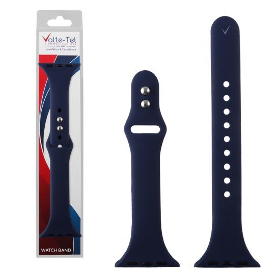 VOLTE-TEL ΛΟΥΡΑΚΙ ΡΟΛΟΓΙΟΥ ΣΙΛΙΚΟΝΗΣ APPLE WATCH 42/44/45/49mm ICONBAND SLIM BLUE VT127 VOLTE-TEL ΛΟΥΡΑΚΙ ΡΟΛΟΓΙΟΥ ΣΙΛΙΚΟΝΗΣ APPLE WATCH 42/44/45/49mm ICONBAND SLIM BLUE VT127