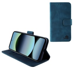 LIME ESSENTIAL ΘΗΚΗ XIAOMI REDMI NOTE 14 5G 6.67in  MAGNET BOOK STAND CLIP DARK BLUE