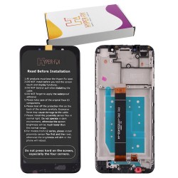 HUAWEI Y5P ΟΘΟΝΗ + TOUCH SCREEN + LENS + FRAME HF-02353RJP BLACK HYPER-FIX SERVICE PACK