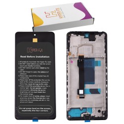 XIAOMI REDMI NOTE 12 PRO 5G ΟΘΟΝΗ + TOUCH SCREEN + LENS + FRAME HF-5600010M1600 BLACK HYPER-FIX SERVICE PACK