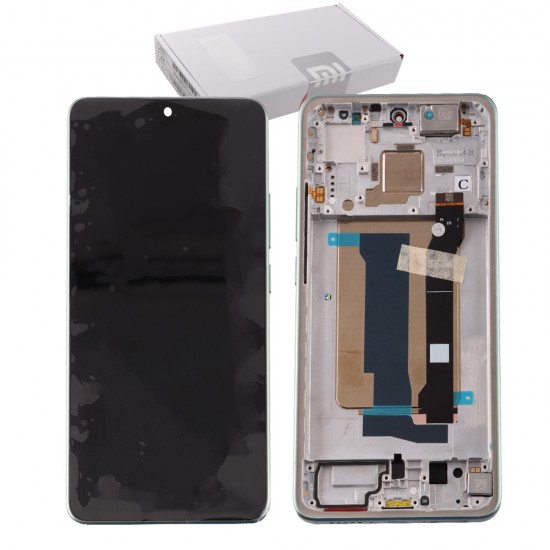 XIAOMI POCO X7 PRO 5G ΟΘΟΝΗ + TOUCH SCREEN + LENS + FRAME 56000200O1000 GREEN ORIGINAL SERVICE PACK