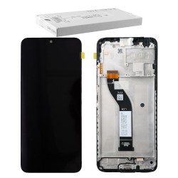 XIAOMI REDMI 14C/ POCO C75 ΟΘΟΝΗ + TOUCH SCREEN + LENS + FRAME 5600020C3NL00 BLACK ORIGINAL SERVICE PACK