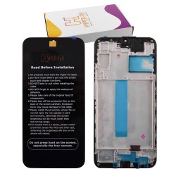 SAMSUNG A25 5G A256 ΟΘΟΝΗ+TOUCH SCREEN + LENS + FRAME HF-GH82-33214A BLACK HYPER-FIX SERVICE PACK