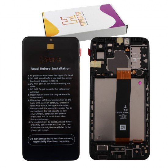 SAMSUNG A32 5G A326 ΟΘΟΝΗ+TOUCH SCREEN + LENS + FRAME HF-GH82-25122A BLACK HYPER-FIX SERVICE PACK SAMSUNG A32 5G A326 ΟΘΟΝΗ+TOUCH SCREEN + LENS + FRAME HF-GH82-25122A BLACK HYPER-FIX SERVICE PACK