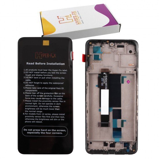 XIAOMI POCO X3 GT ΟΘΟΝΗ + TOUCH SCREEN + LENS + FRAME HF-560003K10A00 BLACK HYPER-FIX SERVICE PACK XIAOMI POCO X3 GT ΟΘΟΝΗ + TOUCH SCREEN + LENS + FRAME HF-560003K10A00 BLACK HYPER-FIX SERVICE PACK