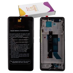 XIAOMI POCO X7 5G ΟΘΟΝΗ + TOUCH SCREEN + LENS + FRAME HF-5600010O16P00 BLACK HYPER-FIX SERVICE PACK