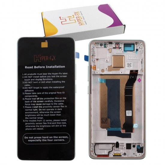 XIAOMI POCO X7 PRO 5G ΟΘΟΝΗ + TOUCH SCREEN + LENS + FRAME HF-56000200O1000 GREEN HYPER-FIX SERVICE PACK XIAOMI POCO X7 PRO 5G ΟΘΟΝΗ + TOUCH SCREEN + LENS + FRAME HF-56000200O1000 GREEN HYPER-FIX SERVICE PACK