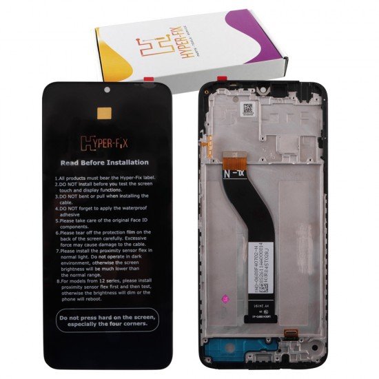 XIAOMI REDMI 14C/ POCO C75 ΟΘΟΝΗ + TOUCH SCREEN + LENS + FRAME HF-5600020C3NL00 BLACK HYPER-FIX SERVICE PACK XIAOMI REDMI 14C/ POCO C75 ΟΘΟΝΗ + TOUCH SCREEN + LENS + FRAME HF-5600020C3NL00 BLACK HYPER-FIX SERVICE PACK