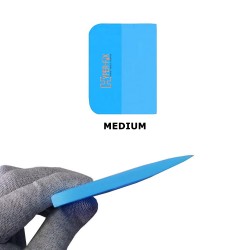 HYPER-FIX ΕΥΚΑΜΠΤΗ ΣΠΑΤΟΥΛΑ ΣΙΛΙΚΟΝΗΣ ΓΙΑ FILM ΚΑΙ TEMPERED GLASS MEDIUM (10x7,5CM) ΜΠΛΕ