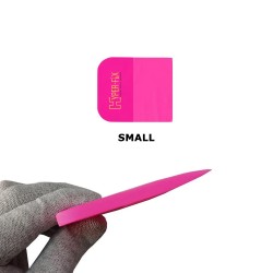 HYPER-FIX ΕΥΚΑΜΠΤΗ ΣΠΑΤΟΥΛΑ ΣΙΛΙΚΟΝΗΣ ΓΙΑ FILM ΚΑΙ TEMPERED GLASS SMALL (6,5x7,5CM) ΡΟΖ