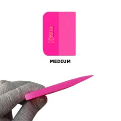 HYPER-FIX ΕΥΚΑΜΠΤΗ ΣΠΑΤΟΥΛΑ ΣΙΛΙΚΟΝΗΣ ΓΙΑ FILM ΚΑΙ TEMPERED GLASS MEDIUM (10x7,5CM) ΡΟΖ