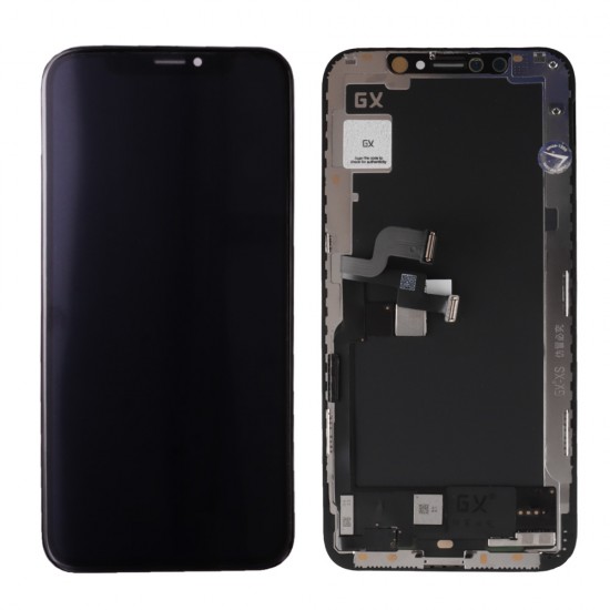 IPHONE XS ΟΘΟΝΗ + TOUCH + LENS GX OLED BLACK