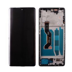 MOTOROLA MOTO G85 5G XT2427-2 ΟΘΟΝΗ + TOUCH SCREEN + LENS + FRAME BLACK