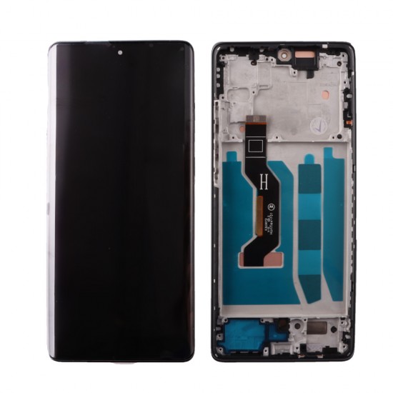 MOTOROLA MOTO G85 5G XT2427-2 ΟΘΟΝΗ + TOUCH SCREEN + LENS + FRAME BLACK