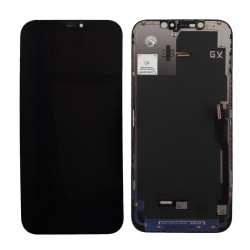 IPHONE 12 PRO MAX ΟΘΟΝΗ + TOUCH + LENS GX HARD OLED BLACK