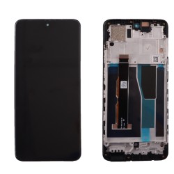 MOTOROLA MOTO G84 5G XT2347 ΟΘΟΝΗ + TOUCH SCREEN + LENS + FRAME INCELL BLACK