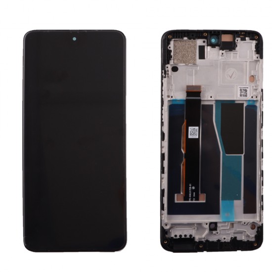 MOTOROLA MOTO G84 5G XT2347 ΟΘΟΝΗ + TOUCH SCREEN + LENS + FRAME INCELL BLACK