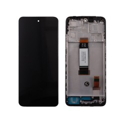 XIAOMI REDMI 12 4G/5G ΟΘΟΝΗ + TOUCH SCREEN + LENS + FRAME  BLACK 3P OR