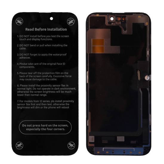 IPHONE 14 PRO MAX ΟΘΟΝΗ + TOUCH + LENS EBR INCELL BLACK