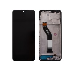 XIAOMI REDMI 14C/ POCO C75 ΟΘΟΝΗ + TOUCH SCREEN + LENS + FRAME BLACK 3P OR