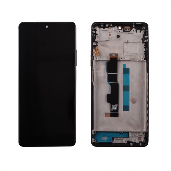 XIAOMI REDMI NOTE 13 5G ΟΘΟΝΗ + TOUCH SCREEN + LENS + FRAME BLACK TFT