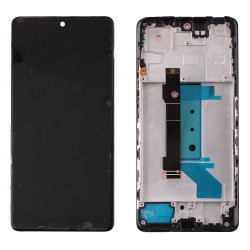 XIAOMI REDMI NOTE 12 PRO PLUS 5G ΟΘΟΝΗ + TOUCH SCREEN + LENS + FRAME BLACK 3P OR