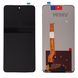 REALME 12 5G/12X 5G/REALME NARZO 70X ΟΘΟΝΗ + TOUCH SCREEN + LENS BLACK REF. OR