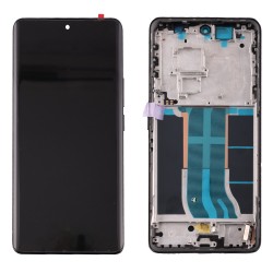 REALME 12 PRO 5G/REALME 12 PRO PLUS 5G  ΟΘΟΝΗ + TOUCH SCREEN + LENS + FRAME SOFT OLED BLACK